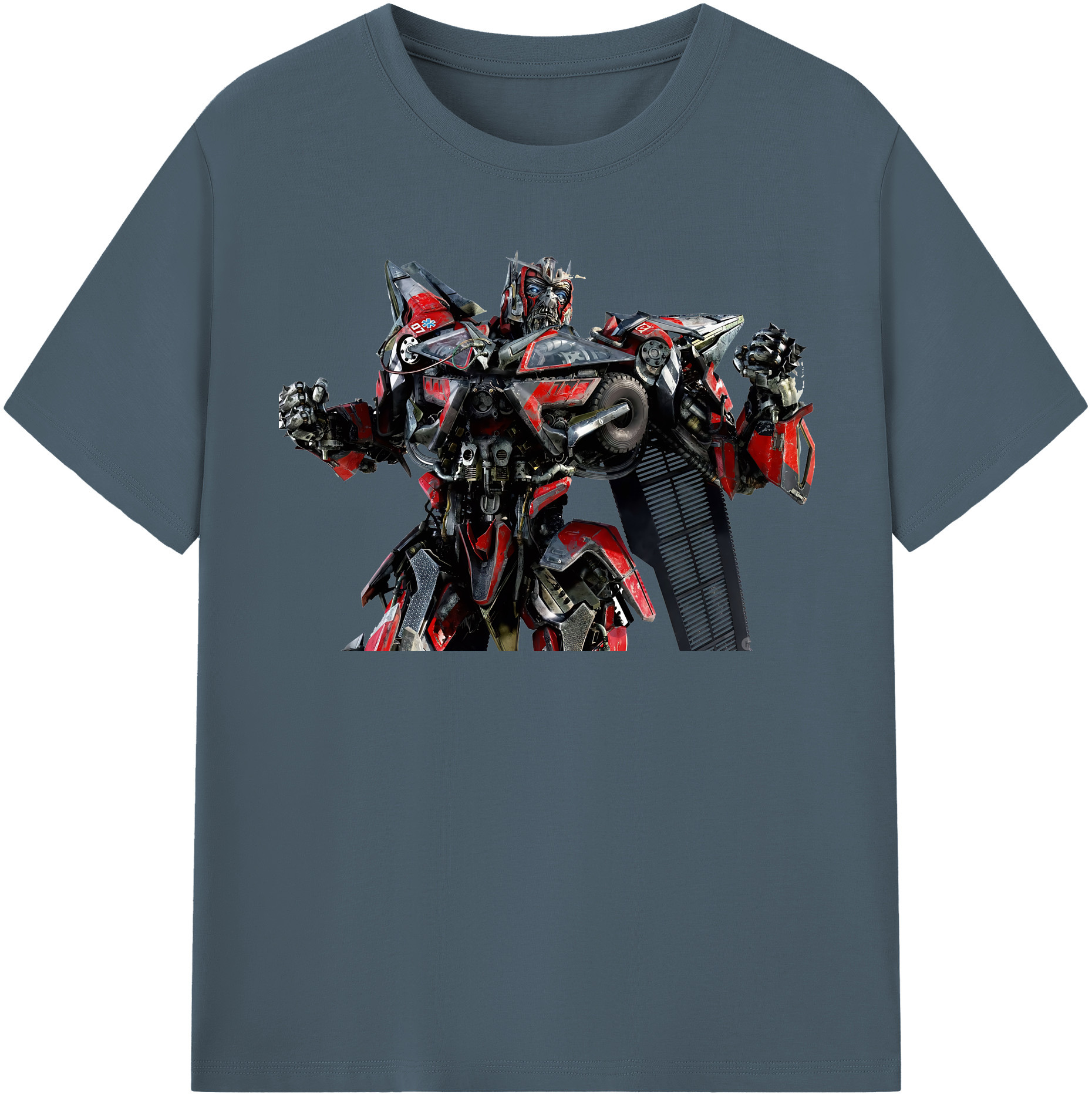 （画像用） Transformers トランスフォーマー 綿100％半袖Tシャツ（フロントプリント）